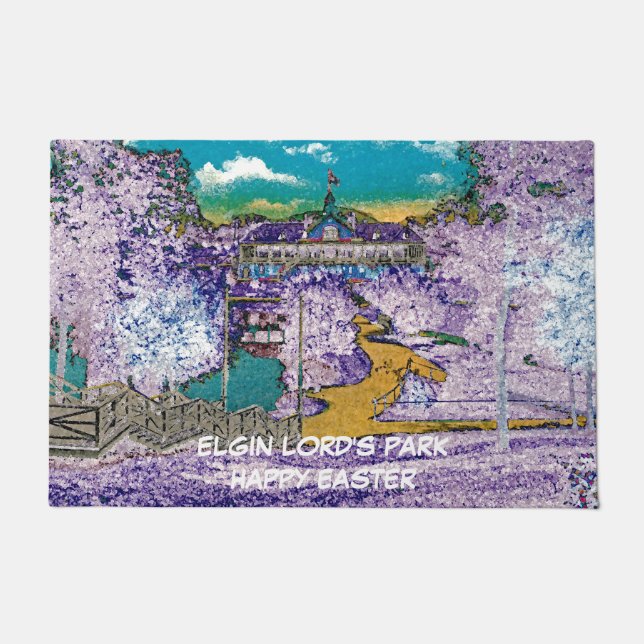 Tapete ELGIN ILLINOIS LORDS PARK PAVILION Páscoa DE 1920 (Frente)