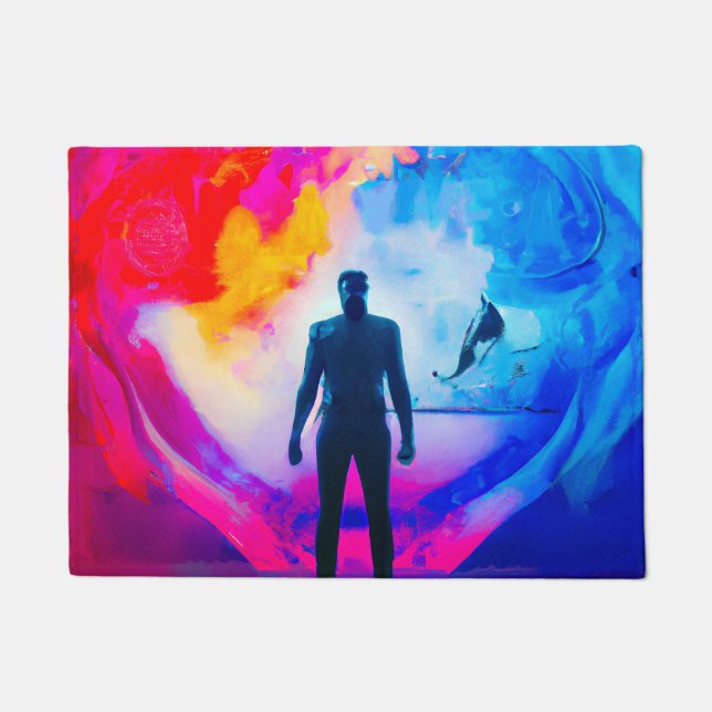 Tapete Em pé nas cores (Frente)