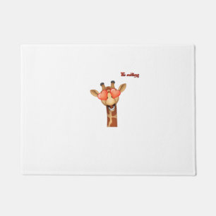 Tapete emoji feliz amor olhos girafa