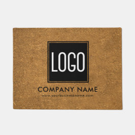 Tapete Empresa de logotipo Faux Coir