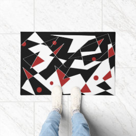 Tapete Encontra a Porta Vermelha das Bolas