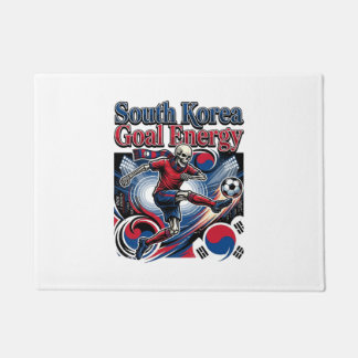 Tapete Energia de Gol da Coreia do Sul Esqueleto Atacante