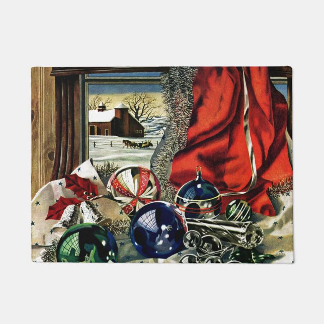 Tapete Enfeites de natal (Frente)