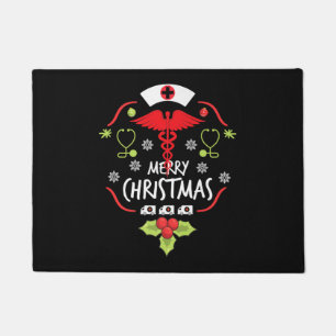 Tapete Enfermeira Feliz de Natal Dr. Camisetas Ambulância
