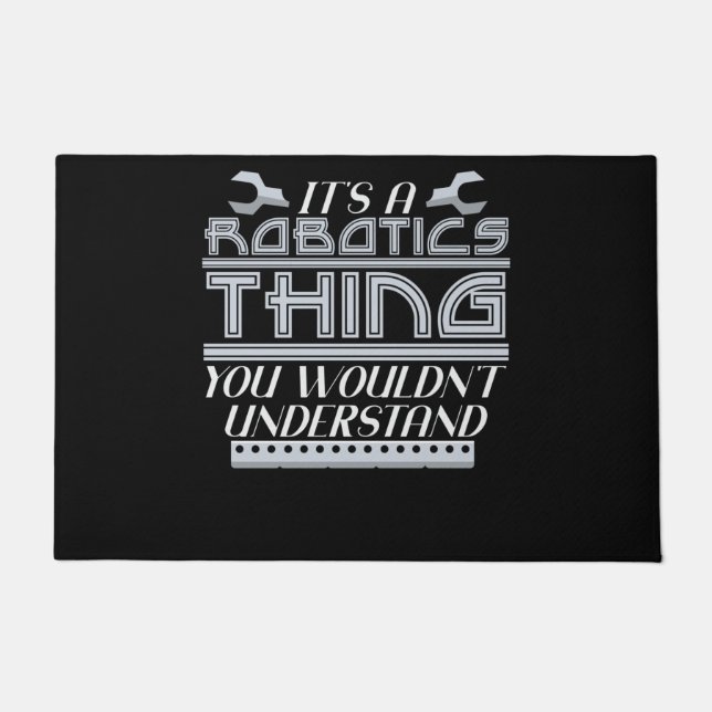 Tapete Engenharia Robótica Robótica de Piada Robótica (Frente)