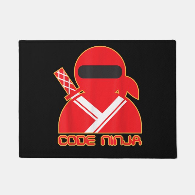 Tapete Engenheiro de Codificação de Computadores Ninja -  (Frente)