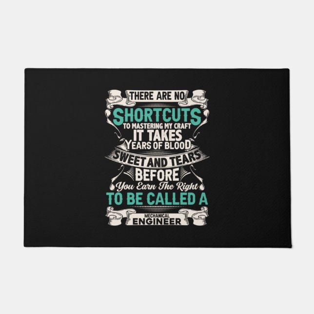 Tapete Engenheiro mecânico do engenheiro (Frente)