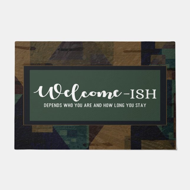 Tapete Engraçado, bem-vindo, Doormat (Frente)