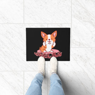 Tapete Engraçado Cachorro Corgi Em Direto Procura Isto