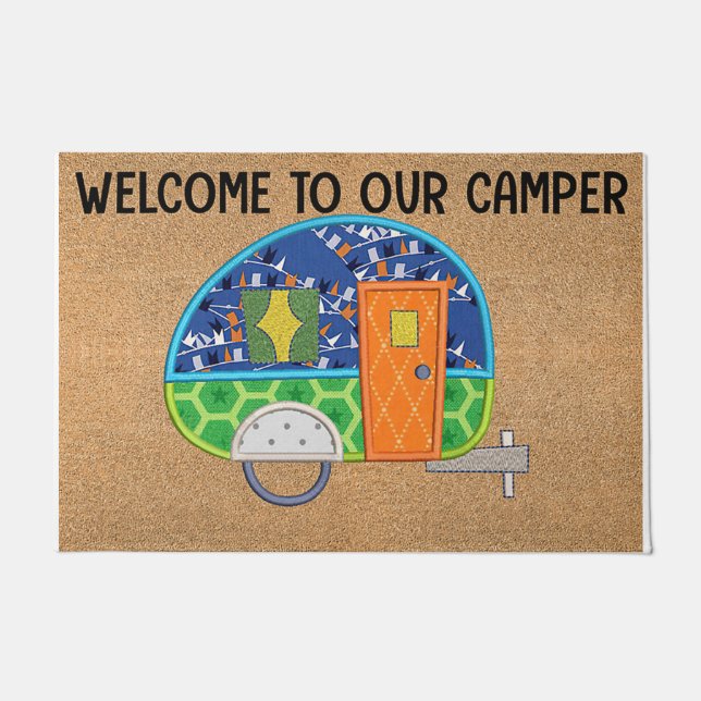 Tapete Engraçado Camping Day Doormat, Bonito Presente de  (Frente)