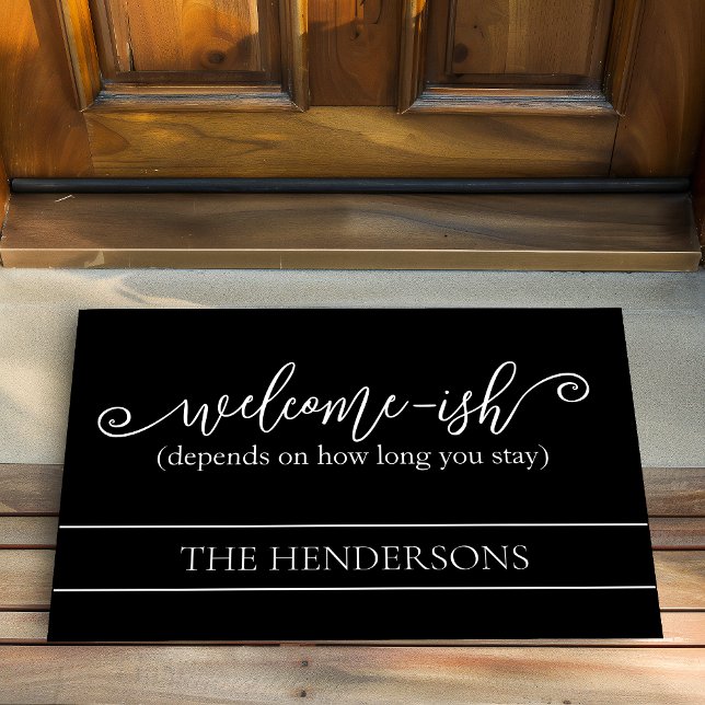 Tapete Engraçado Depende Quanto Tempo Você Fica Bem-Vindo (Criador carregado)