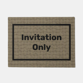 Tapete Engraçado Doormat | Apenas porta de convite