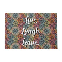 Engraçado Doormat Tie Dye