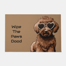 Engraçado Goldendoodle Doormat