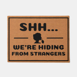 Tapete Engraçado Introdução ao Humor Rustic Brown Minimal