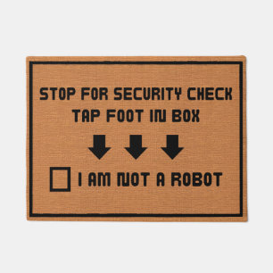 Tapete Engraçado Não É Um Geek Robô Humor Russo Minimalis