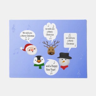Tapete Engraçado nós desejamos-lhe o Feliz Natal