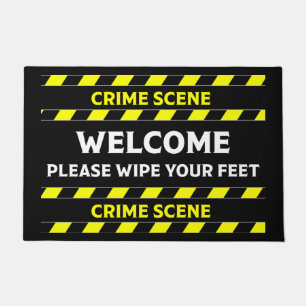 Tapete Engraçado Novelty Crime Cena Mat