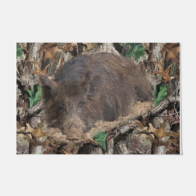 Tapete Engraçado Porteiro, Matança Animal (Frente)