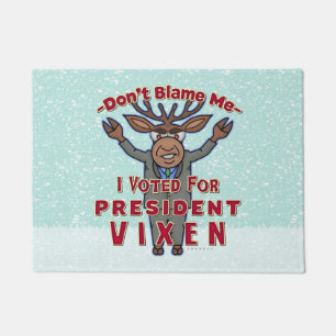 Tapete Engraçado Presidente Vixen Reindeer Política