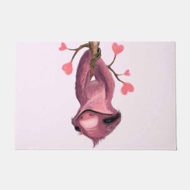 Tapete Engraçado Sloth Doormat (Frente)