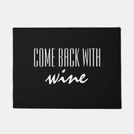 Tapete Engraçado voltar com vinho, preto e branco.