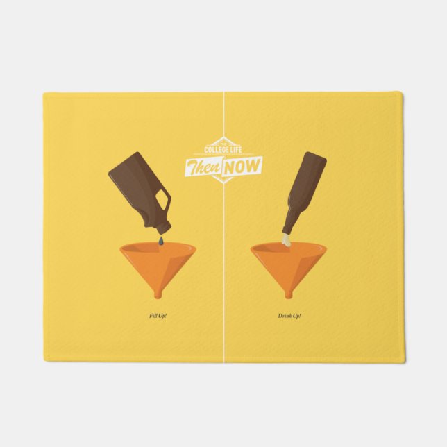 Tapete Então e agora: Cerveja Pong (Frente)