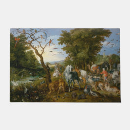 Tapete Entrada dos animais na arca de Noah (Brueghel)
