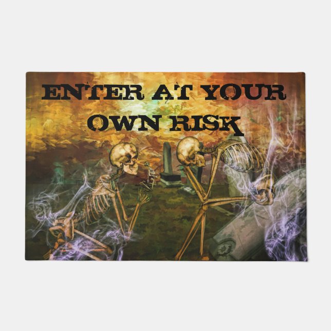 Tapete Entre por seu próprio risco (Frente)