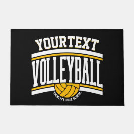 Tapete Equipe de Jogadores de Voleibol de NOME Personaliz