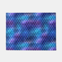 Escamas de Dragão Azul Ombre Brilhante e Glitter
