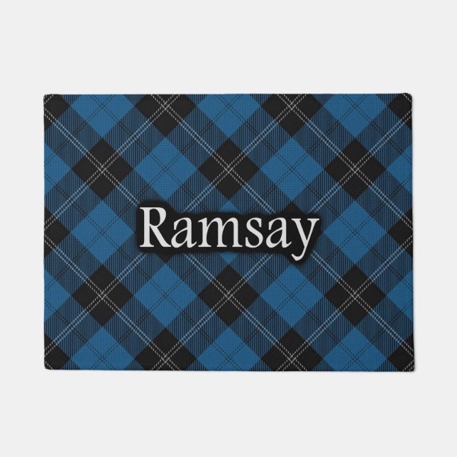 Tapete Escocês Clan Ramsay Blue Hunting Tartan (Frente)