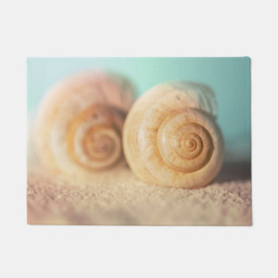 Tapete Escudos do nautilus na praia