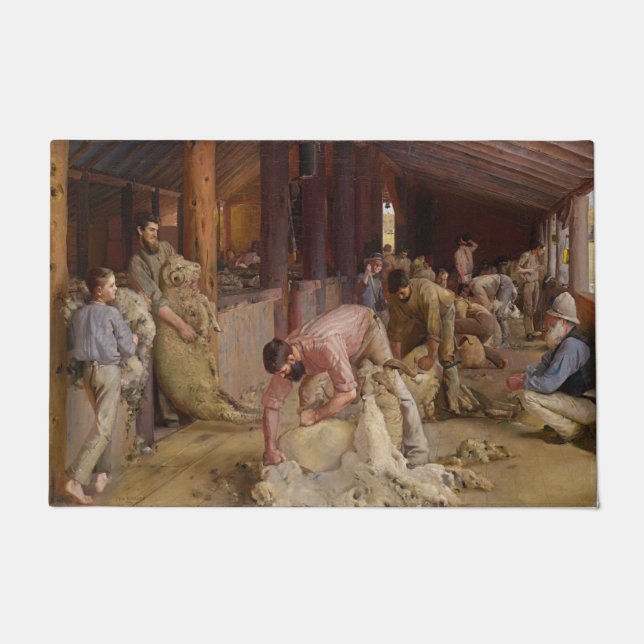 Tapete Escutando os Rams (Arte australiana) (Tom Roberts) (Frente)