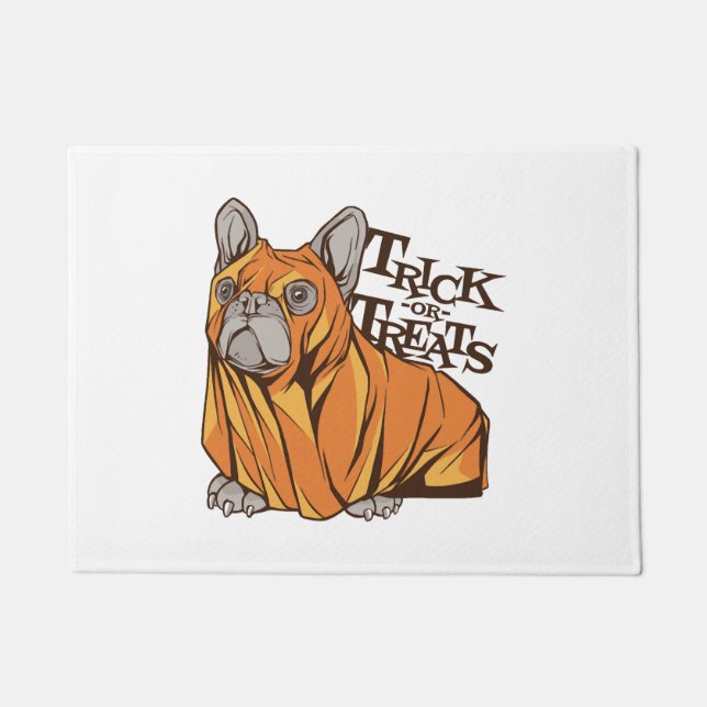 Tapete Esfregões de Dia das Bruxas (Frente)