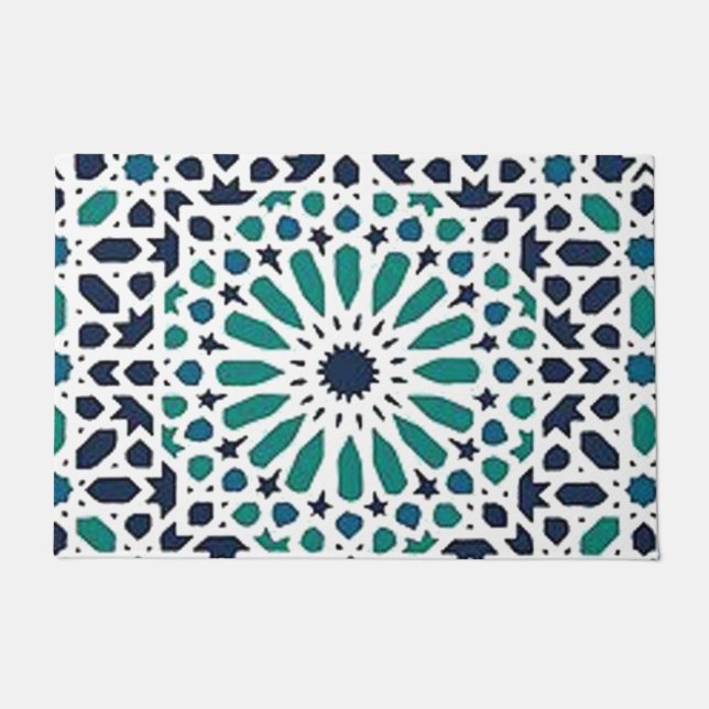 Tapete esmalte marroquino sobre (Frente)