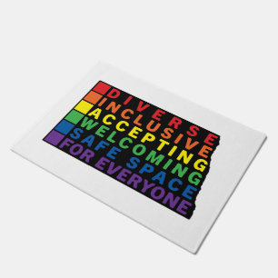 Tapete Espaço Seguro LGBTQ (Dakota do Norte)