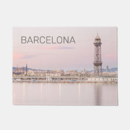 Tapete Espanha Catalunha de Barcelona Skyline Sunset