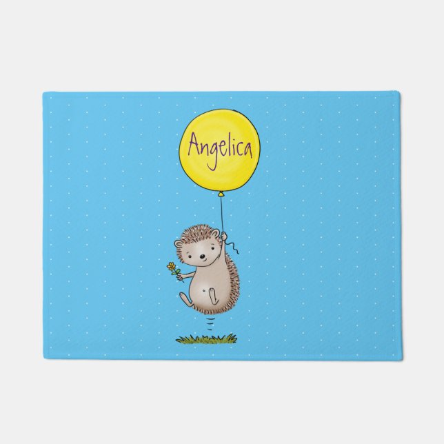 Tapete Espelho de ouriço e desenho de balão (Frente)