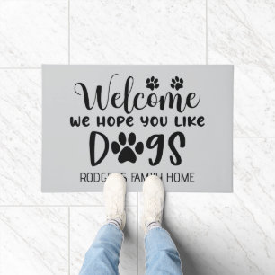 Tapete Espero que você goste de cachorros