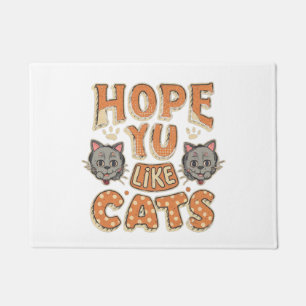Tapete Espero Que Você Goste De Gatos