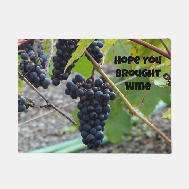 Tapete Espero que você tenha trazido vinho - Diversão e m (Frente)