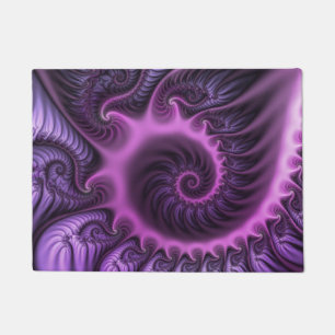 Tapete Espiral De Arte Fractal, Roxal, Rosa-Legal, vívida