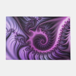 Tapete Espiral De Arte Fractal, Roxal, Rosa-Legal, vívida