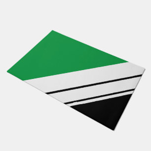 Tapete Esportes Diversos, Black Bright Green Racing Strip