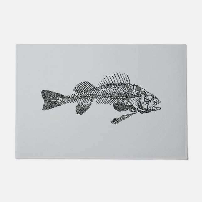 Tapete Esqueleto de peixe (Frente)