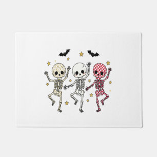 Tapete Esqueletos Dançantes de Halloween Lindos