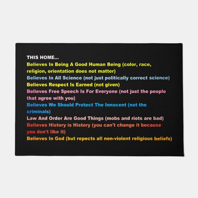 Tapete Esta Casa Acredita (Frente)