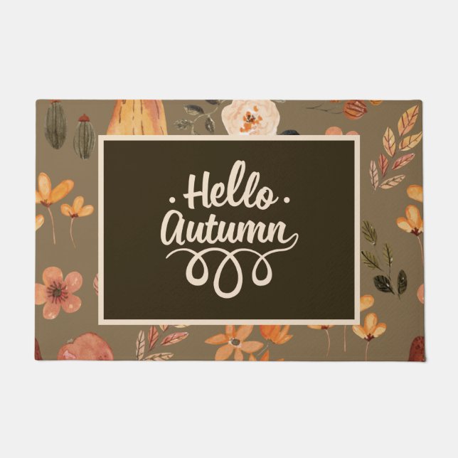 Tapete Estação Abundant Autumn Harvest Thankoning (Frente)