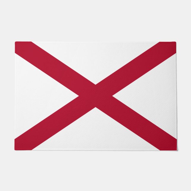 Tapete Estado da bandeira do Alabama (Frente)